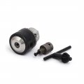 Uxcell Drill Chucks 1 2-20unf 3-16mm Capacity With Chuck Key Square Socket Adaptor For Electric Impact Corded Cordless
