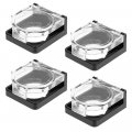 4pcs On Off Switch Cover Safety Guard Light Covers For 22mm 0 87 In Round Buttons Plastic Emergency Push Button 