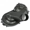 Hecasa Outer Clutch Cover Compatible With 2016-2018 Polaris Rzr Xp 4 Turbo Replacement For Plastic Black
