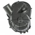 Hecasa Outer Clutch Cover Compatible With 2016-2018 Polaris Rzr Xp 4 Turbo Replacement For Plastic Black