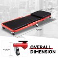Auto Dynasty Universal Max 330 Lbs 36 L X 17 W Red Lightweight Foldable Rolling Mechanic Creeper Seat Repair Tool For Car