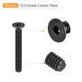 Uxcell 5 16-18x2-1 2 Flat Head Socket Cap Screws 10 9 Grade Carbon Steel Hex Countersunk Screw Bolts Fasteners Fully Threaded