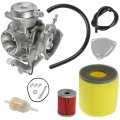 Caltric Carburetor Air Oil Filter Compatible With Suzuki Quadsport Z250 Ltz250 2x4 2004-2009 Ozark 250 Ltf250 2002-2006 