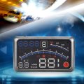Car Hud Universal Head Up Display Mph Km H Speed Limit Warning Plug Play