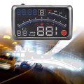 Car Hud Universal Head Up Display Mph Km H Speed Limit Warning Plug Play