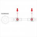 For Yamaha Rhino 700 Yxr700 4x4 2008-2013 Front Drive Shaft U-joint Kit Mod-ztf1-20071