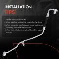 A-premium A C Liquid Line Hose Assembly Compatible With Ford Fusion 2010-2012 Lincoln Mkz 2011-2012 Mercury Milan 2010-2011 2