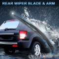 X Autohaux Rear Windshield Wiper Blade Arm Set 355mm 14 Inch Fit For Honda Jazz 2014 2015 2016 2017 2018 2019