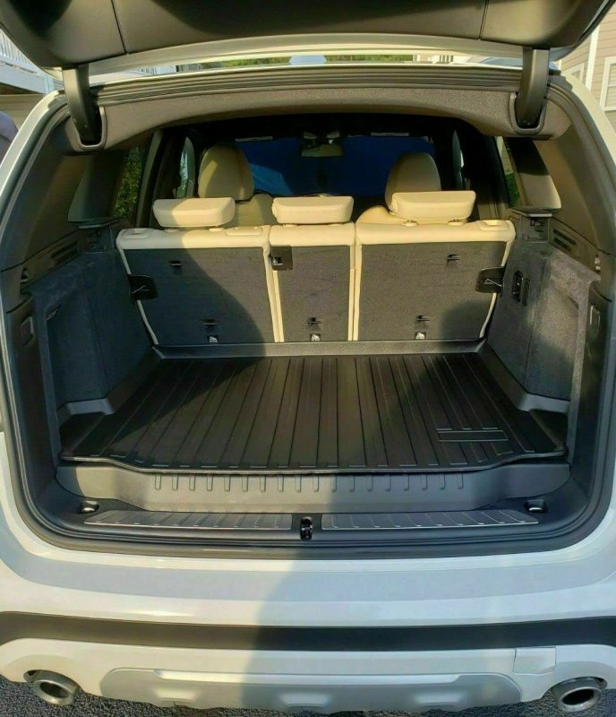 Cargo Liner Trunk Mat For Bmw X3 2018 2024 Weather Resistant Rubber Floor With Raised Lip Non Slip Laser Cut Design Black