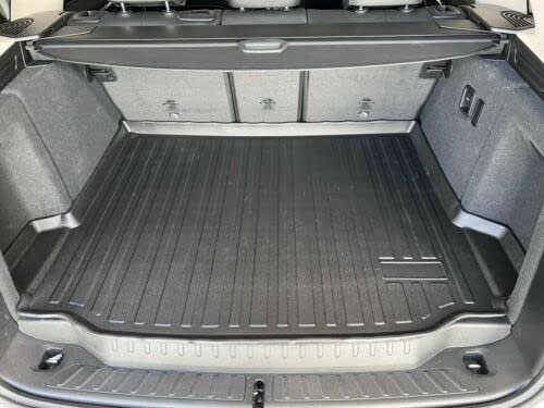 Cargo Liner Trunk Mat For Bmw X3 2018 2024 Weather Resistant Rubber Floor With Raised Lip Non Slip Laser Cut Design Black