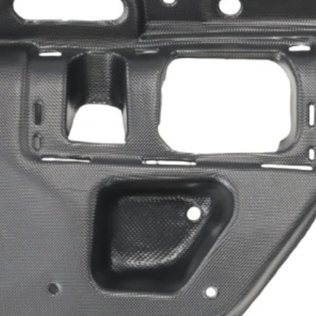 Lower Engine Cover For Honda Pilot 2009 2010 2011 Replacement Ho1228124 And 74111szaa00 Black Plastic Standard Style