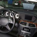 Dashboard Trim Qiilu 2pcs Strip Carbon Fiber Style Fits For C Class W204 11-14 Abs