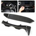 Dashboard Trim 2pcs Strip Carbon Fiber Style Fits For C Class W204 11-14 Abs
