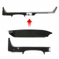 Dashboard Trim Qiilu 2pcs Strip Carbon Fiber Style Fits For C Class W204 11-14 Abs