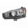 Black Housing Oe-style Headlight Headlamp Assembly For 2008-2017 Mitsubishi Lancer Ralliart Evolution Evo X Halogen Model 
