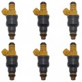 Set Of 6 Fuel Injectors 24lb Fits1991-1995 For Alfa Romeo 164 3 0l V6 0280150702