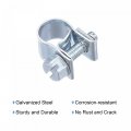 Uxcell 7-9mm Mini Fuel Injection Hose Clamp Zinc Plated Steel Line 15pcs