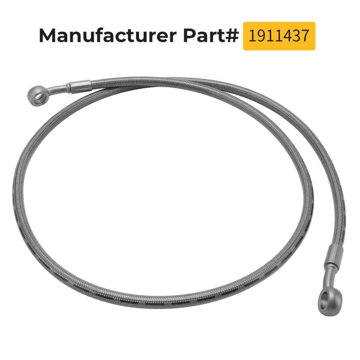 Front Right Brake Hose Line For Polaris Ranger 400 4x4 2010-2014 500 2011-2013 800 Mid-size 2013-2014 Ev 2010-2012