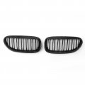 Topteng Front Grille Gloss Black Double Rib For Bmw E63 Coupe E64 Convertible 645ci 650i And M6 2004-2010