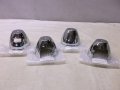 Chrome Bottom Instrument Cups For 1970s 1980s Kawasaki Kz650 Kz900 Kz1000 