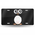License Plate Cute Penguin Decorative Car Front Vanity Tag Metal Aluminum Novelty For Men Women Boy Girls 6 X 12inch 