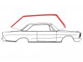 Auto Krafters Compatible Replacement For Roof Rail Weatherstrip Lh Rh Pair 1965 Galaxie 500 Ltd Monterey Montclair Park Lane