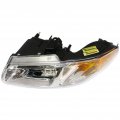 Driver Side Headlight Assembly For 2000 Chrysler Grand Voyager Halogen Single Beam With Bulbs Replacement 4857853aa And