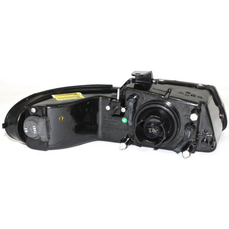 Driver Side Headlight Assembly For 2000 Chrysler Grand Voyager Halogen Single Beam With Bulbs Replacement 4857853aa And