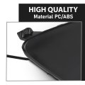 Front Bumper Tow Hook Cover For Benz W205 C Class C200 220 250 300 350 400 2015 2018 Black Pc Abs Towing A2058850324