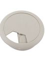 A15033100ux0298 2pcs 5cm Dia Computer Desk Grommet Cable Tidy Outlet Hole Cover Gray Pack Of 2 