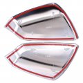 Newyall Chrome Door Mirror Cap Cover And Exterior Handle With 4 Smart Button Holes
