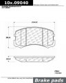 Stoptech 103 09040 Brake Pad Ceramic 