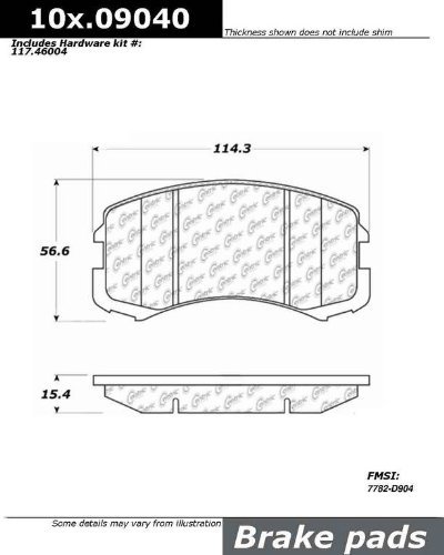Stoptech 103 09040 Brake Pad Ceramic