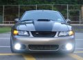 Blinglights Brand Led Halo Angel Eye Fog Lamps Lights Compatible With 1999-2004 Ford Mustang Gt Svt Cobra 