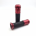 Smt-red Cnc S On Rubber Hand Grips Compatible With Bmw S1000rr Aprilia Buell Ducati Panigale Cbr Yamaha Kawasaki Ninja Suzuki 7