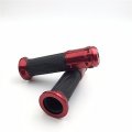 Smt-red Cnc S On Rubber Hand Grips Compatible With Bmw S1000rr Aprilia Buell Ducati Panigale Cbr Yamaha Kawasaki Ninja Suzuki 7