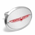 Ipick Image Made For Jeep Trailhawk 3d Logo On Brushed Oval Billet Aluminum 2 Inch Tow Hitch Cover
