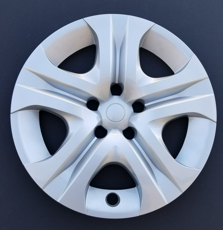 Wheel Covers Fits 2013-2018 Toyota Rav4 17 Inch 5 Spoke Silver Color Plastic Set Of 4