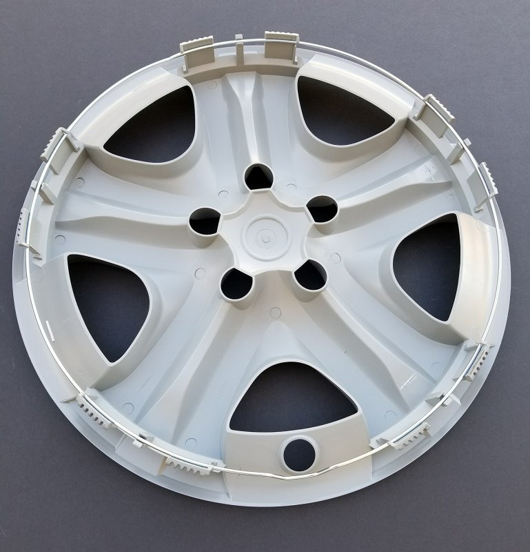 Wheel Covers Fits 2013-2018 Toyota Rav4 17 Inch 5 Spoke Silver Color Plastic Set Of 4