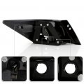 Acanii For 2008-2012 Accord 4dr 4 Door Black Led Tail Lights W Ccfl Strip Design Brake Lamps Left Right Assembly
