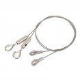 Hatch Door Lanyard Control Cable 2 Pcs Latch Adjustable 304 Stainless Steel Wire Rope Sling For Rv Yacht