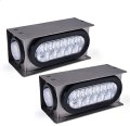 Led Trailer Tail Light Kit 2pcs Clear Lens 