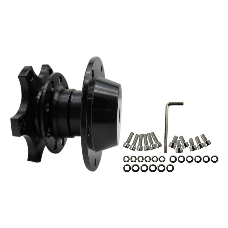 Wgl Universal Car Steering Wheel Quick Release Hub Racing Adapter Snap Off Boss Kit