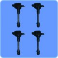 Ad High Performance Ignition Coil Set Of 4 For Nissan Almera Sentra Uf351 