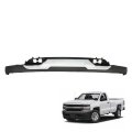 Front Lower Bumper Valance With Chrome Skid Plate Tow Hook Holes Set Replacement For Silverado 1500 Z71 2016-2019 84029815 