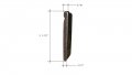 4 Pengo Auger Teeth 140027 Gage Tooth 35 Size For Cs Ag Aggressor Augers 