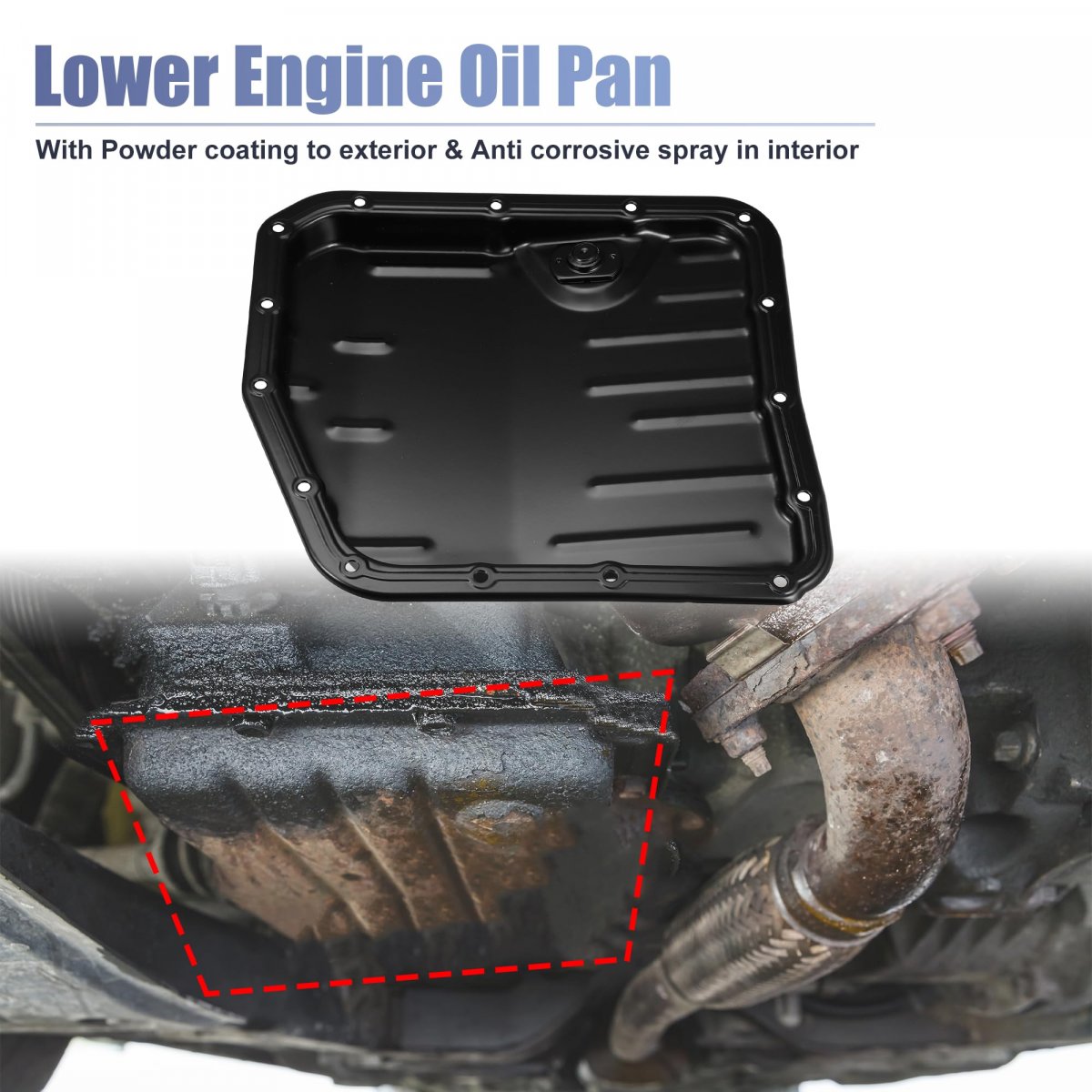 Engine Oil Pan Replacement No 3510632010 For Toyota Camry 1997-2001 Solara 1999-2001