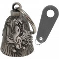 Dream Apparel Motorcycle Biker Bell W Motorcycle Hanger Accessories Or Key Chain For Luck Silver 
