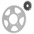Caltric Front Rear Sprockets Kit Compatible With Suzuki Gsx750f Gsx-750f Katana 750 1998-2006