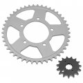 Caltric Front Rear Sprockets Kit Compatible With Suzuki Gsx750f Gsx-750f Katana 750 1998-2006